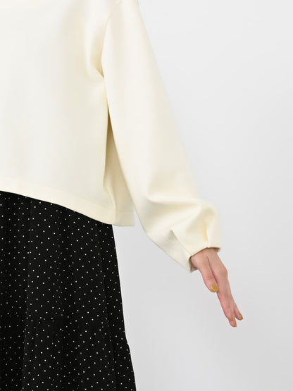 ダンボールトップスドットキャミワンピセット-short & regular　[通常]