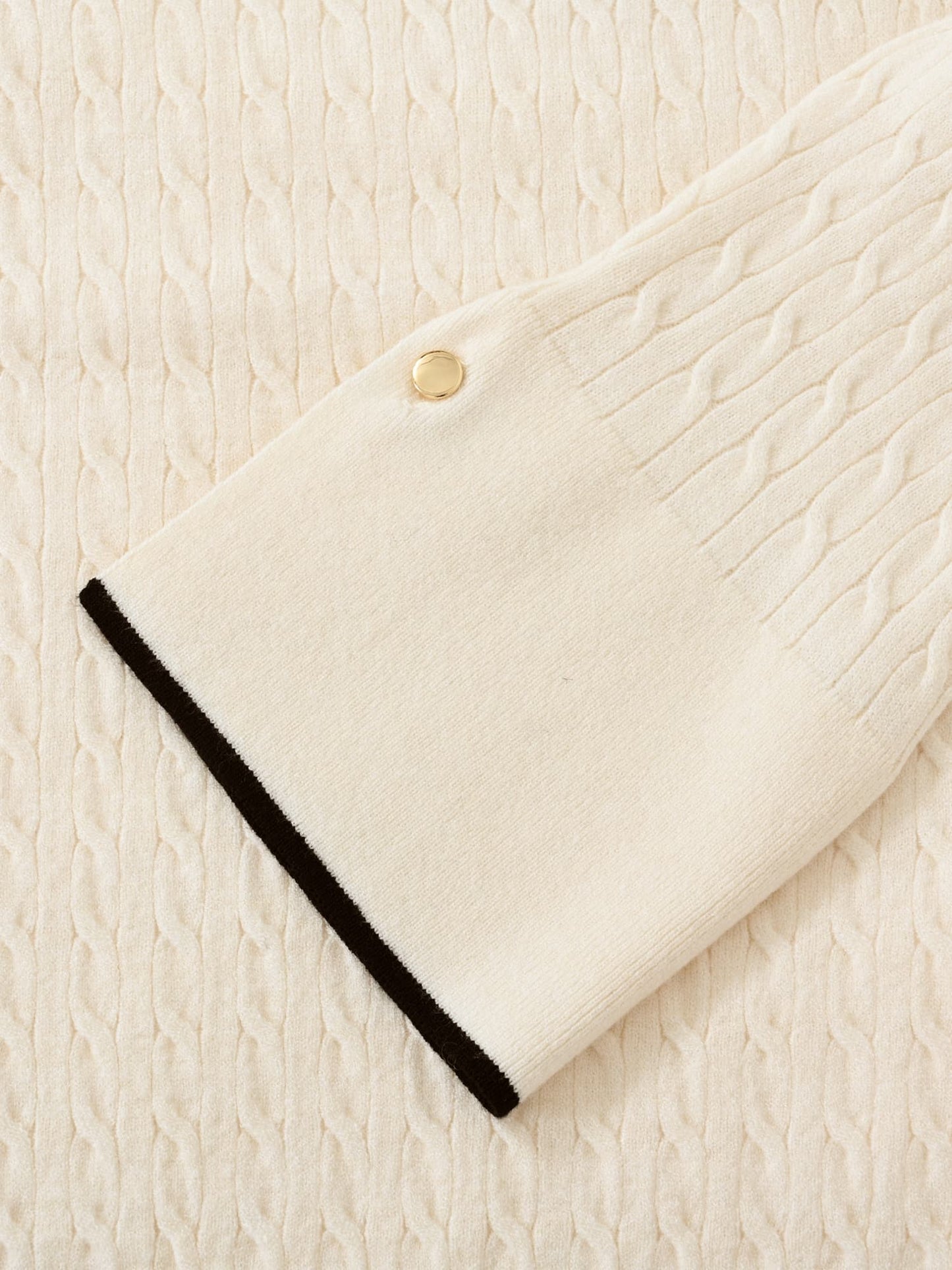 ミニケーブルリブニット　[通常]