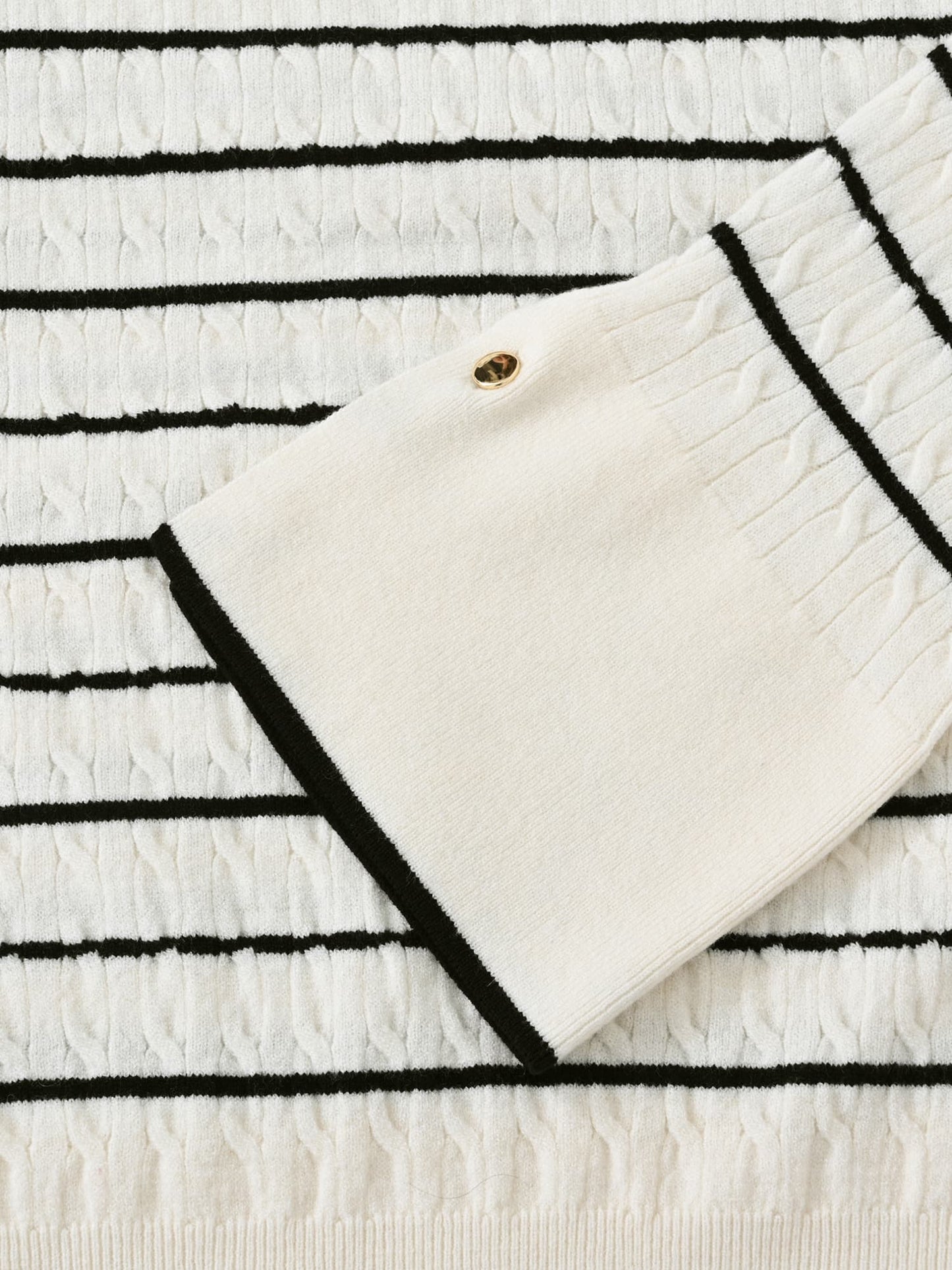 ミニケーブルリブニット　[通常]