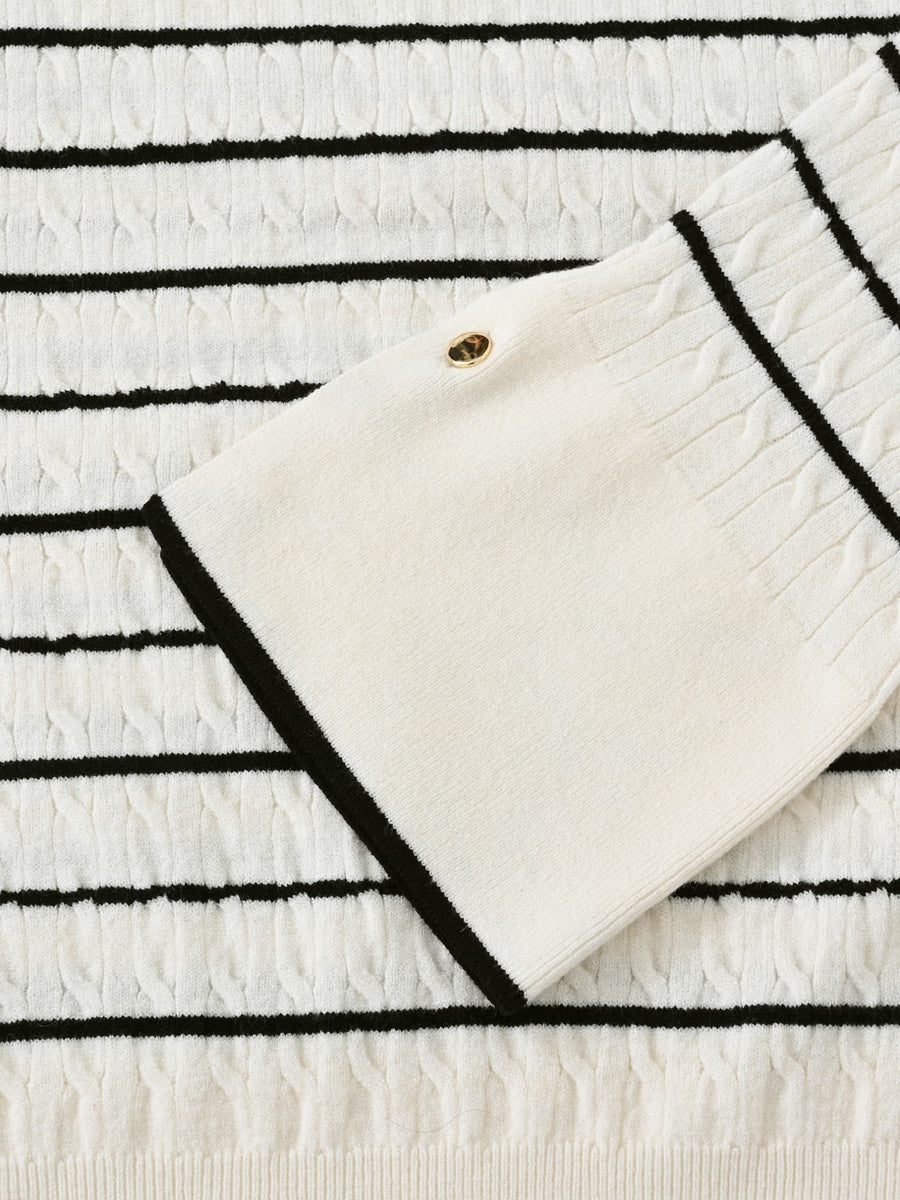 ミニケーブルリブニット　[通常]