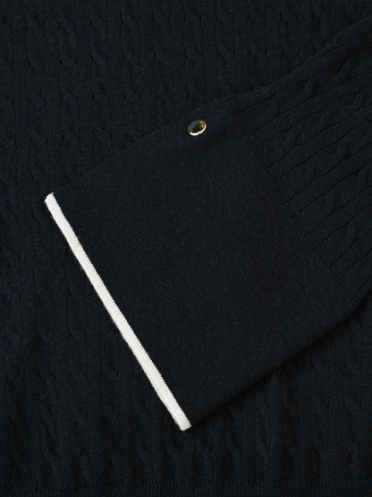 ミニケーブルリブニット　[通常]