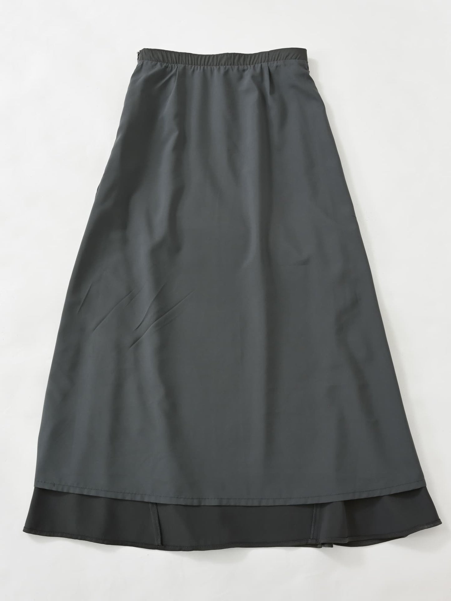 アシメナローサテンスカート-short & regular　[通常]