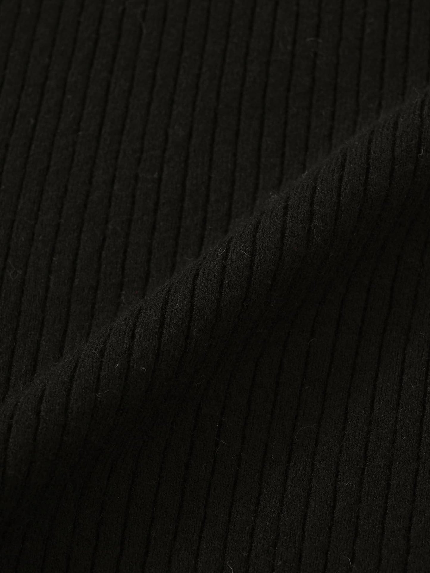 パターンリブフレアニットワンピース-short & regular　[通常]