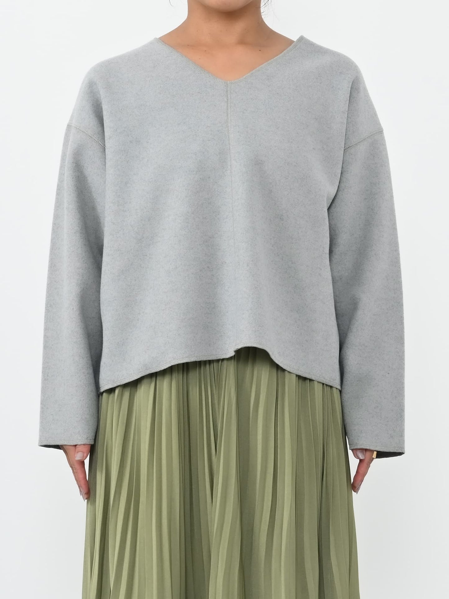 ※こちらが実物のカラーに一番お色味が近くなっております。（グレー）<br>144cm | B:80 W:64 H:84 股下:62 | ワンサイズ着用