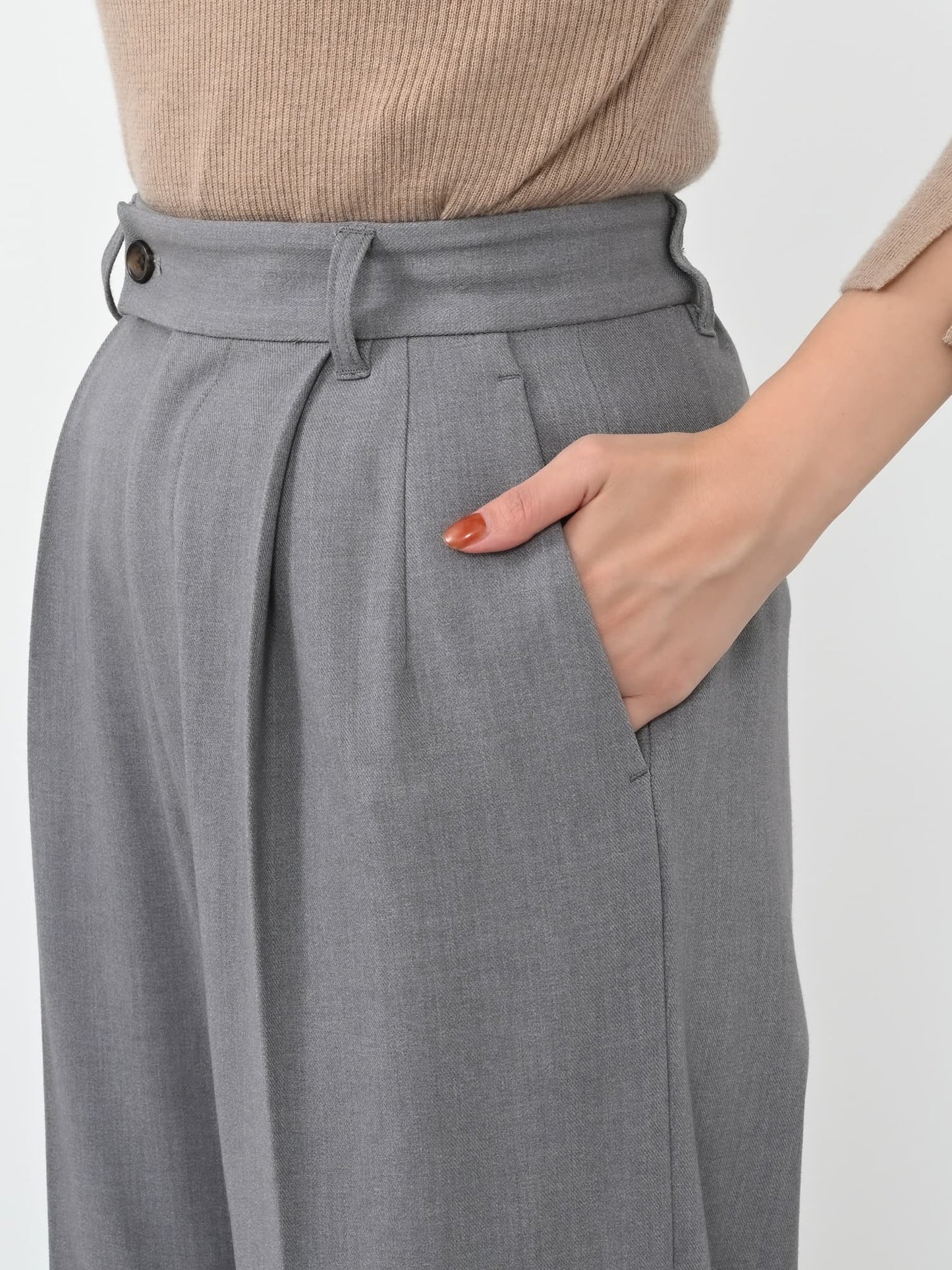 ウォームストレートパンツ-short & regular 　[一部予約]