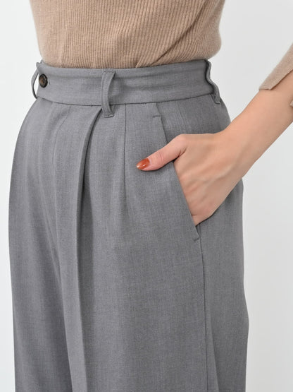 ウォームストレートパンツ-short & regular 　[一部予約]