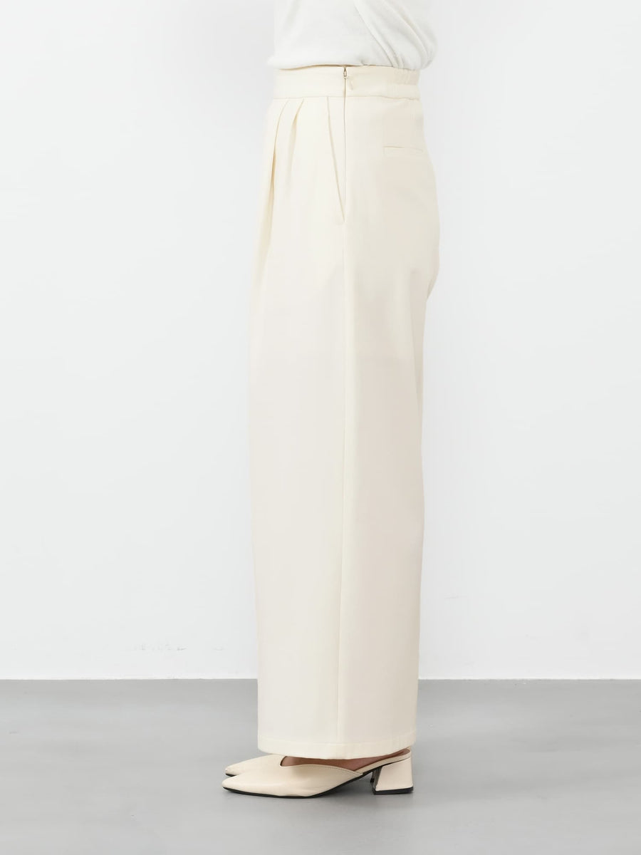 ウォームダブルタックワイドパンツ-short & regular　[一部予約]