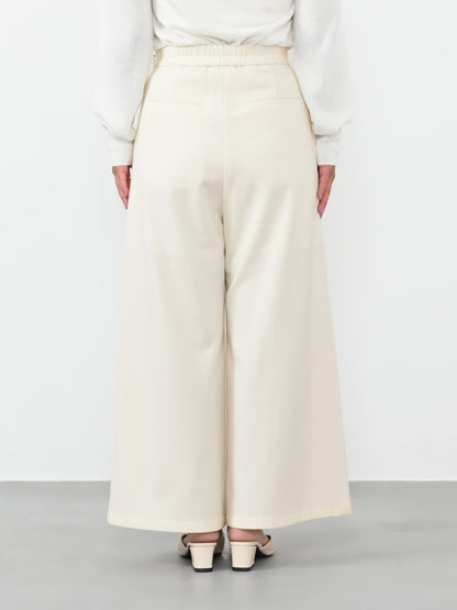 ウォームダブルタックワイドパンツ-short & regular　[一部予約]