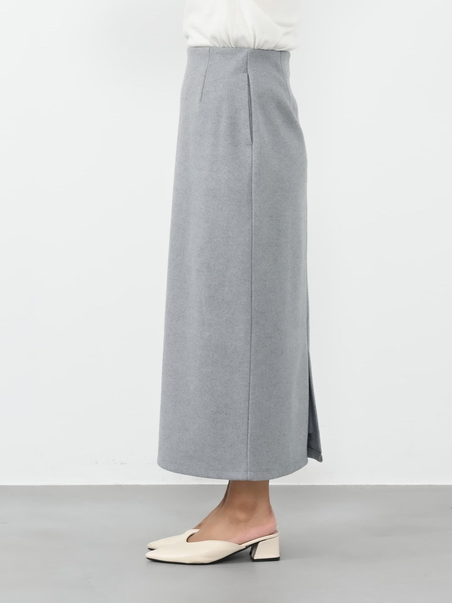 ウールライクジャージースカート-short & regular　[通常]