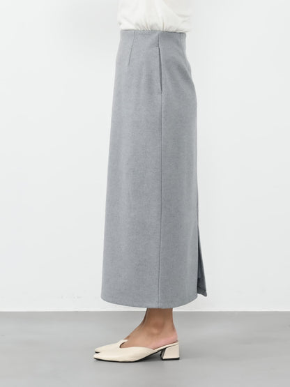 ウールライクジャージースカート-short & regular　[通常]