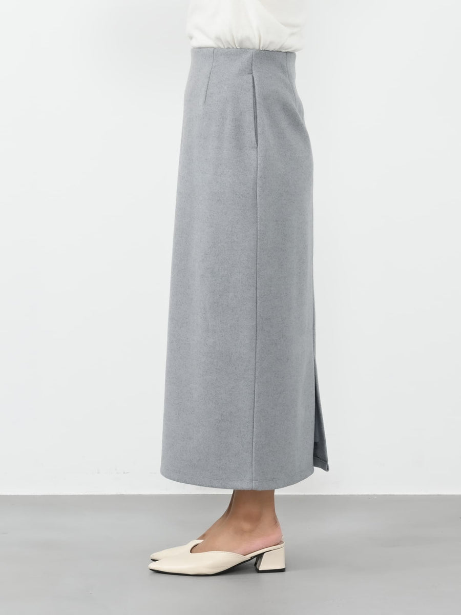 ウールライクジャージースカート-short & regular　[通常]