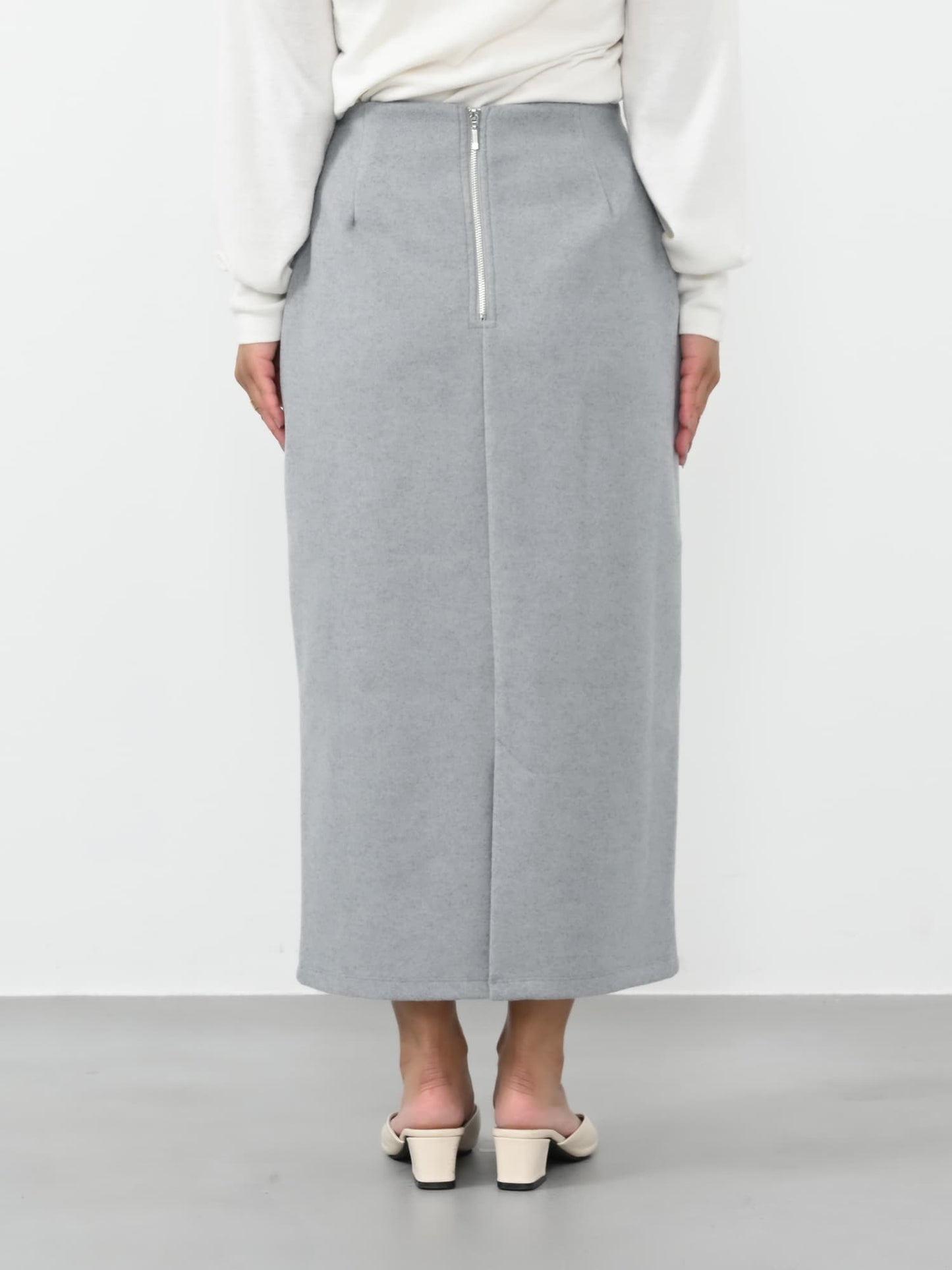 ウールライクジャージースカート-short & regular　[通常]