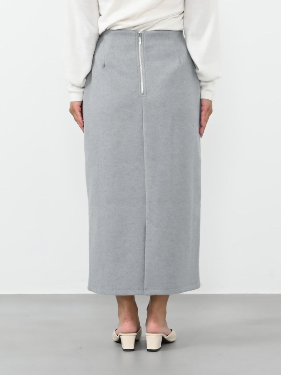 ウールライクジャージースカート-short & regular　[通常]