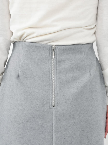 ウールライクジャージースカート-short & regular　[通常]