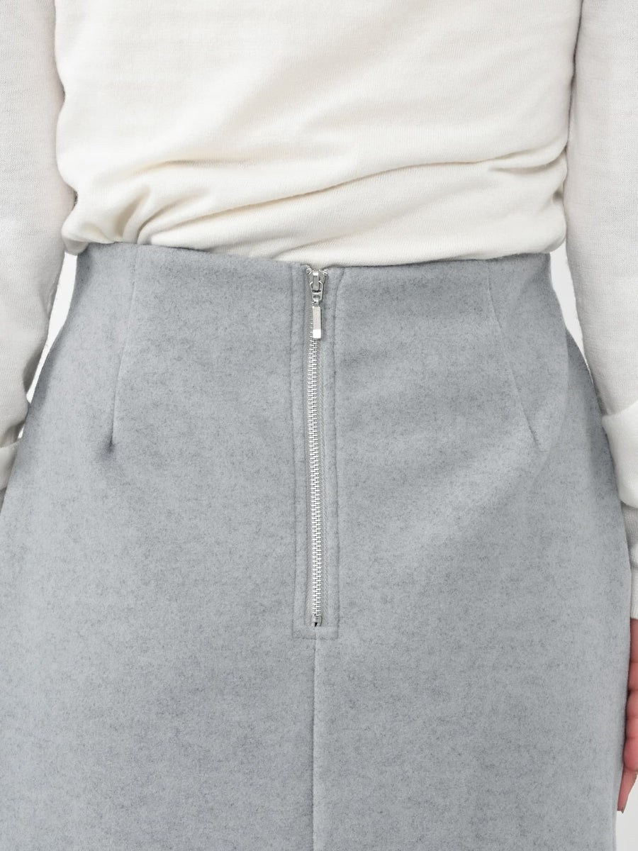 ウールライクジャージースカート-short & regular　[通常]