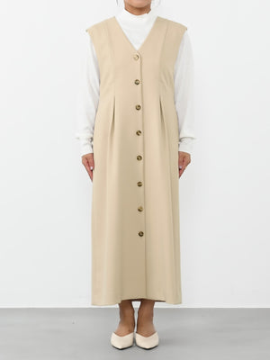 ※こちらが実物のカラーに一番お色味が近くなっております。（ベージュ）<br>144cm | B:80 W:64 H:84 股下:62 | short着用(ヒールの高さ:3.5cm)