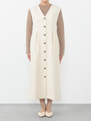 ※こちらが実物のカラーに一番お色味が近くなっております。（アイボリー）<br>149cm | B:77 W:60 H:83 股下:68.5 | regular着用 (ヒールの高さ:3.5cm)