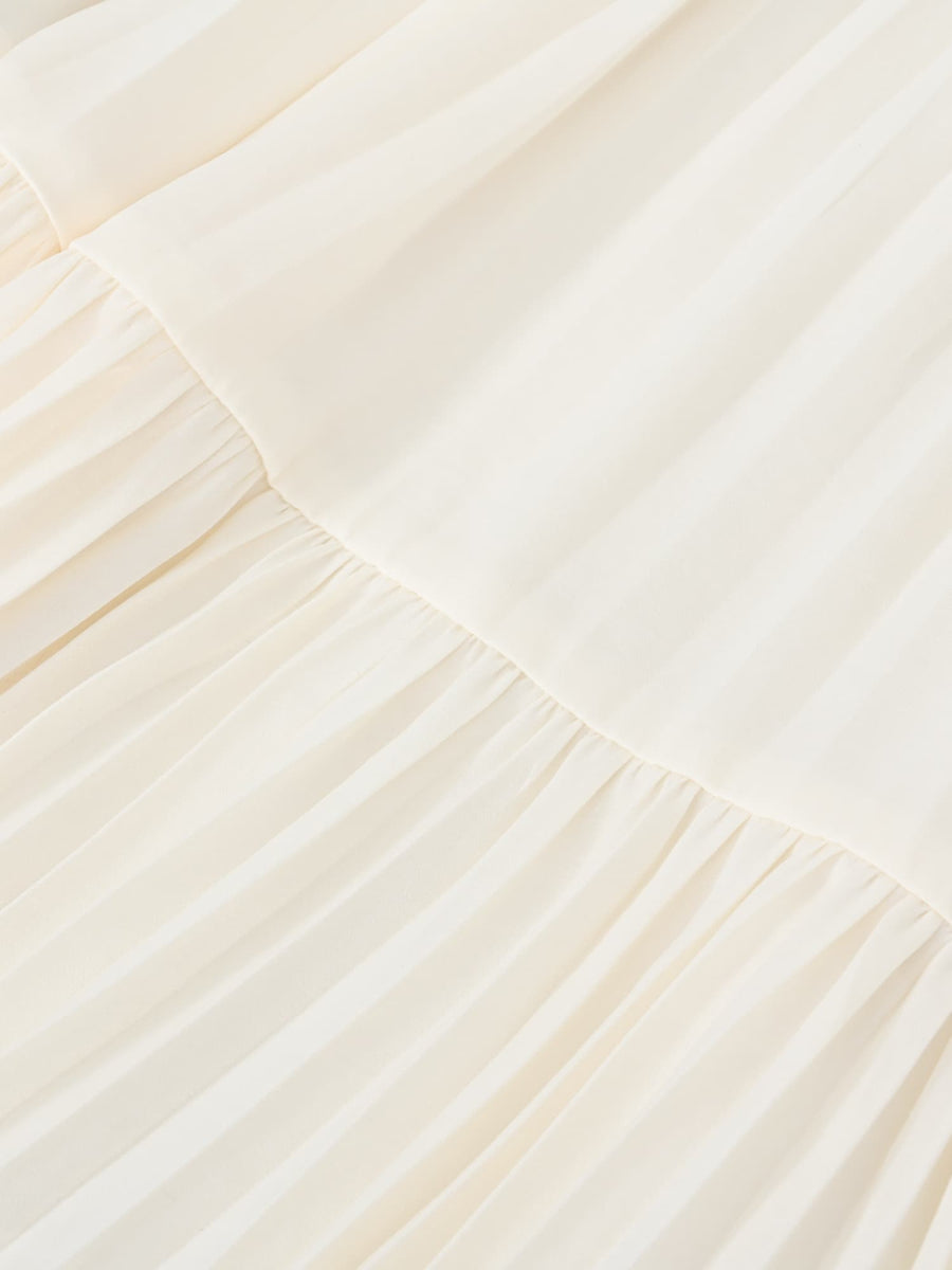 プリーツティアードヘムスカート-short & regular　[通常]