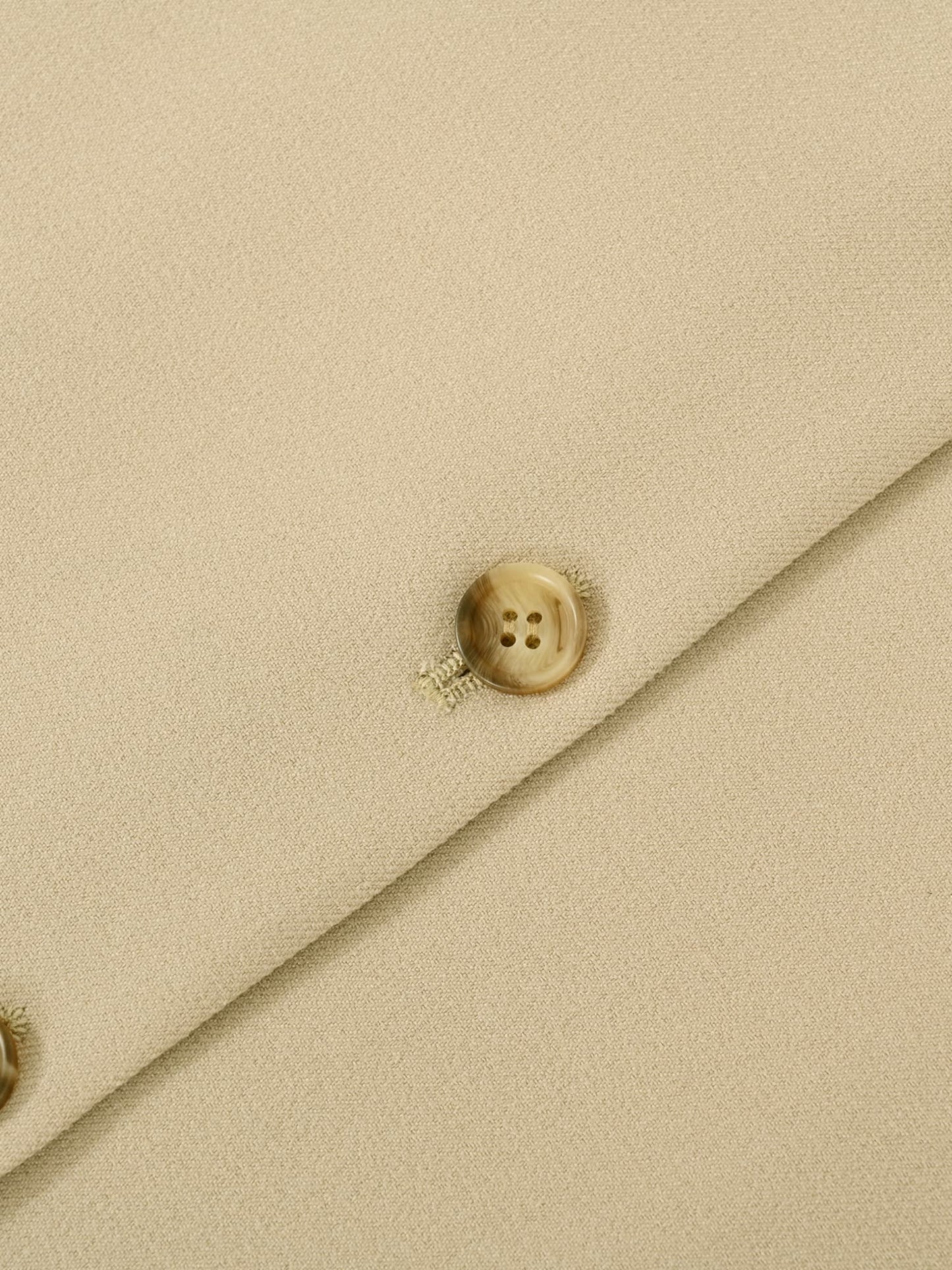 フロントボタンVネックジャンパースカート-short & regular　[通常]