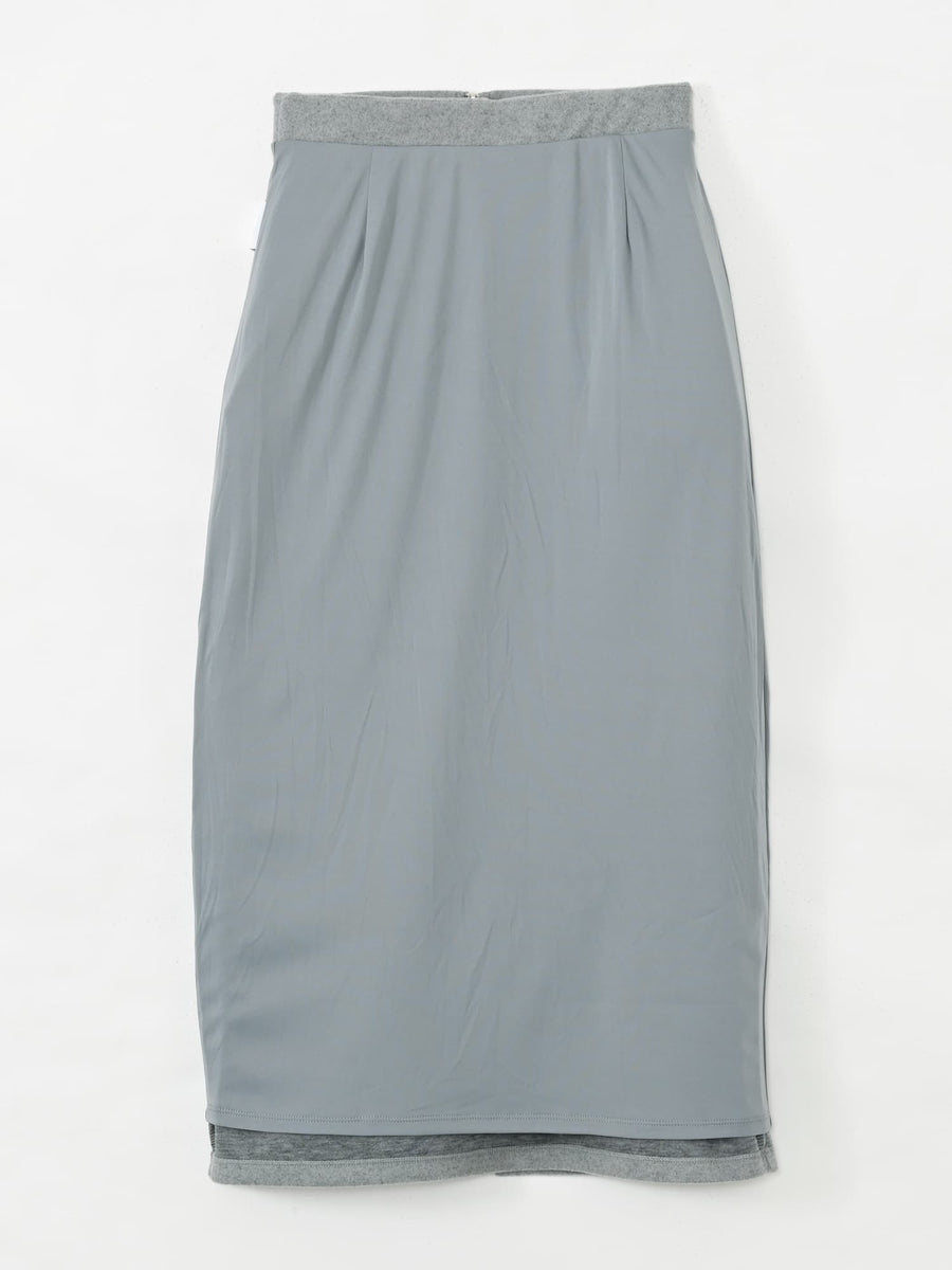 ウールライクジャージースカート-short & regular　[通常]