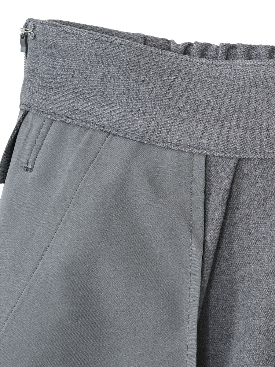 ウォームダブルタックワイドパンツ-short & regular　[一部予約]