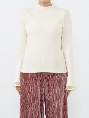 ※こちらが実物のカラーに一番お色味が近くなっております。（オフホワイト）<br>149cm | B:77 W:60 H:83 股下:68.5 | ワンサイズ着用