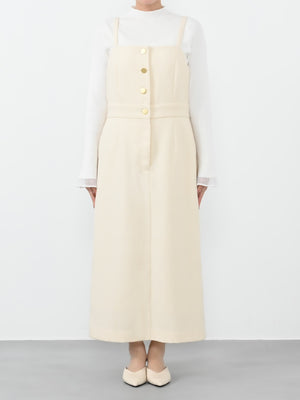 ※こちらが実物のカラーに一番お色味が近くなっております。（アイボリー）<br>149cm | B:77 W:60 H:83 股下:68.5 | regular着用 (ヒールの高さ:3.5cm)