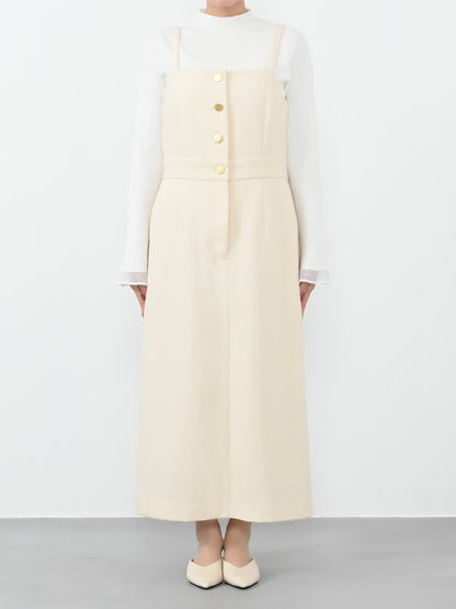 ※こちらが実物のカラーに一番お色味が近くなっております。（アイボリー）<br>149cm | B:77 W:60 H:83 股下:68.5 | regular着用 (ヒールの高さ:3.5cm)