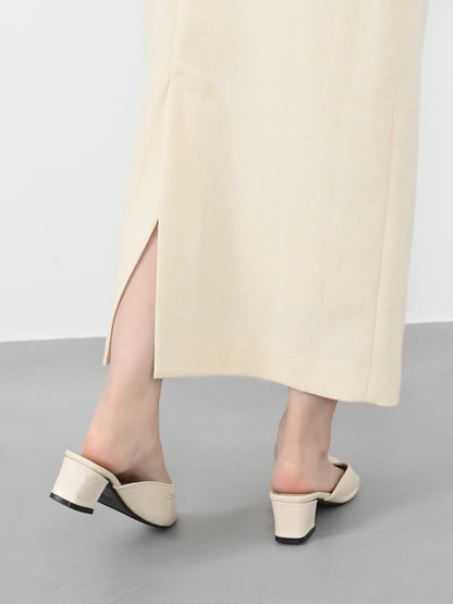 ゴールドボタンツイードジャンパースカート-short & regular　[通常]