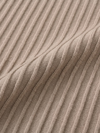 パネルリブマーメイドニットスカート-short & regular　[通常]