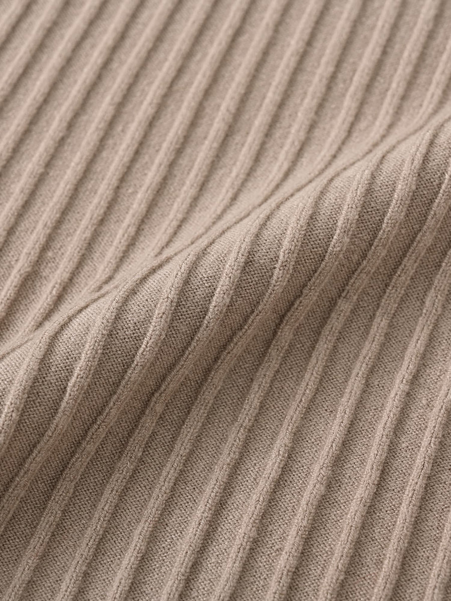 パネルリブマーメイドニットスカート-short & regular　[通常]