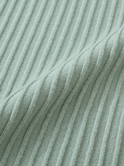 パネルリブマーメイドニットスカート-short & regular　[通常]