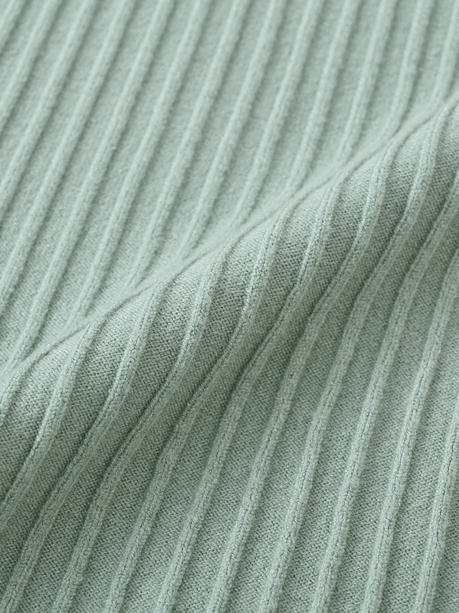 パネルリブマーメイドニットスカート-short & regular　[通常]