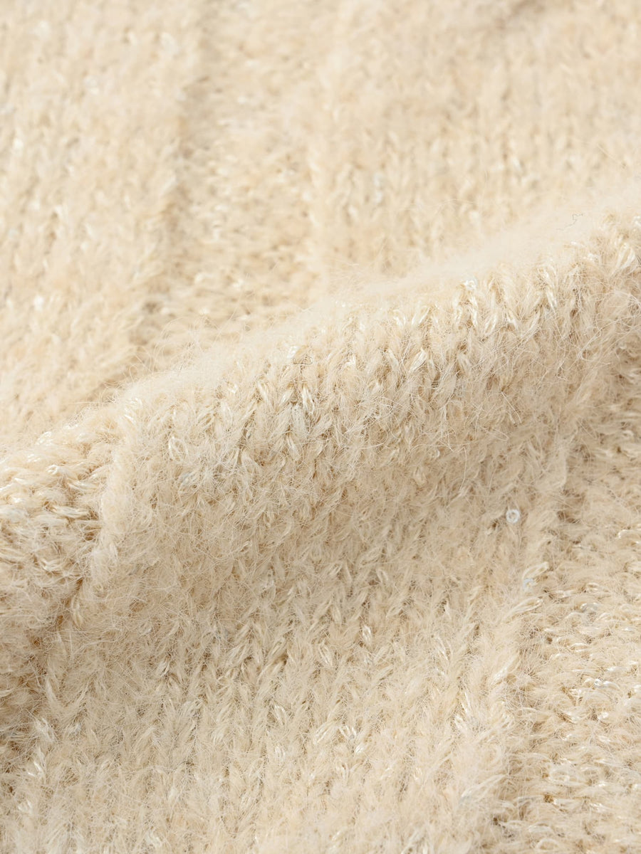 スパンコールローゲージゆるニット　[通常]