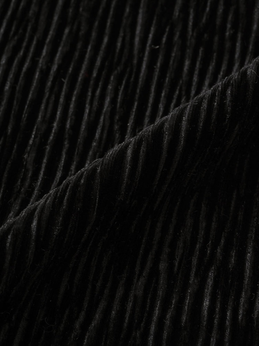 【YUNA SANTA】トウィンクルベロアパンツ-short & regular　[通常]