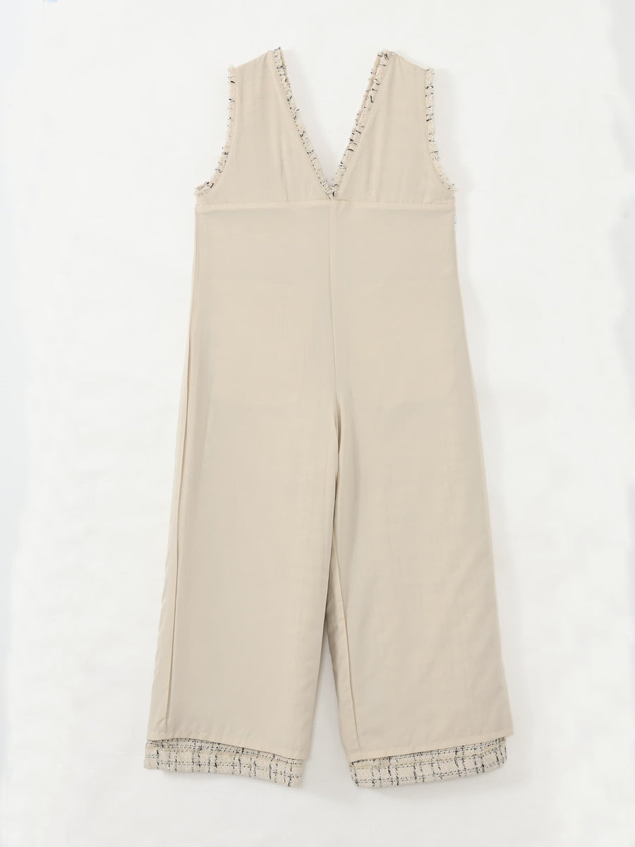 チェックツイードオールインワン-short & regular　[通常]