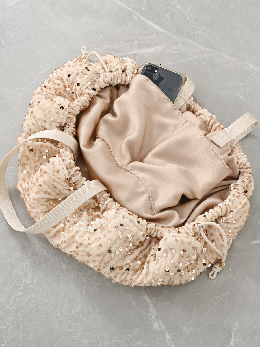 【YUNA SANTA】スパンコールドロストバッグ　[通常]