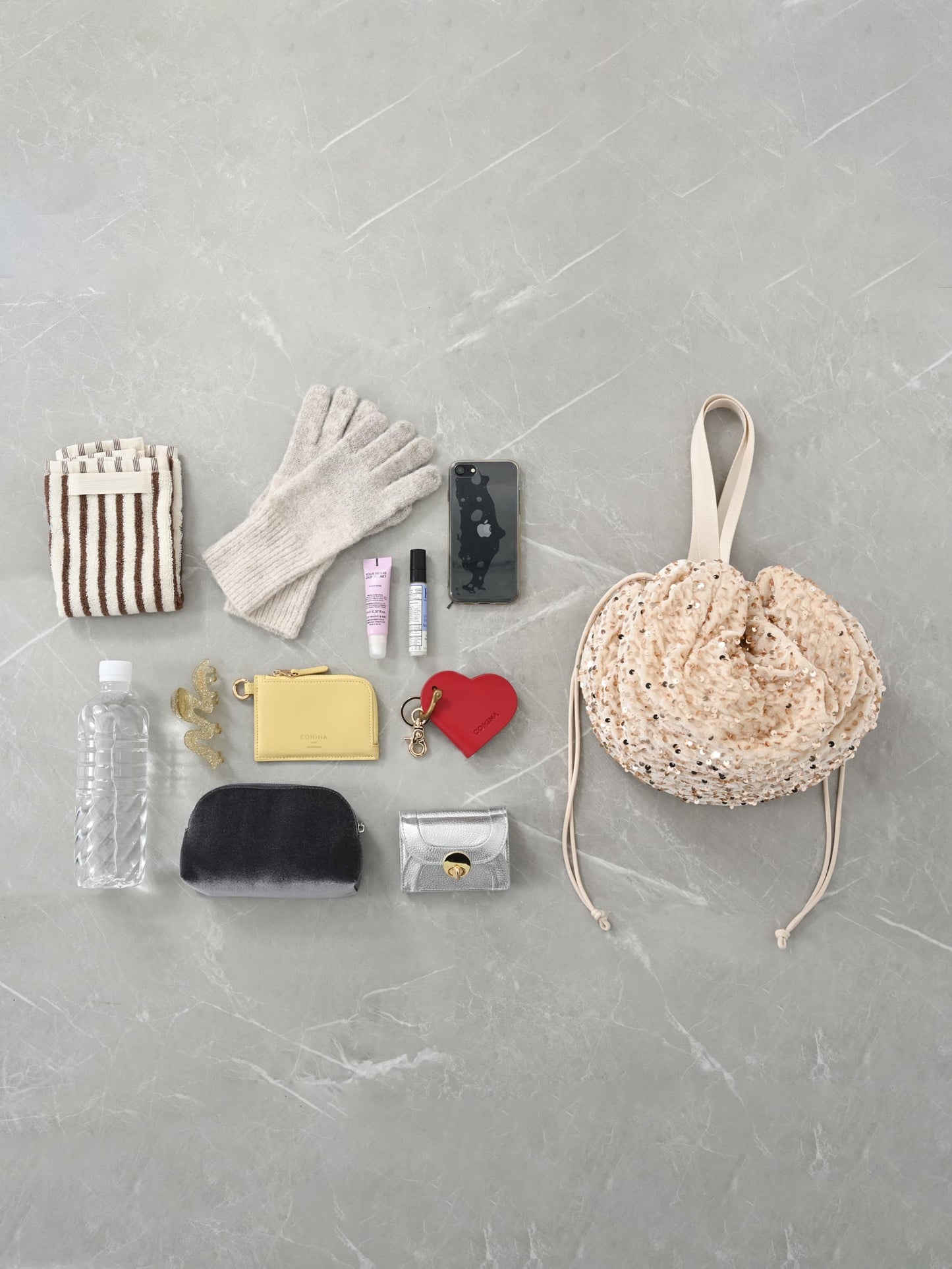 【YUNA SANTA】スパンコールドロストバッグ　[通常]