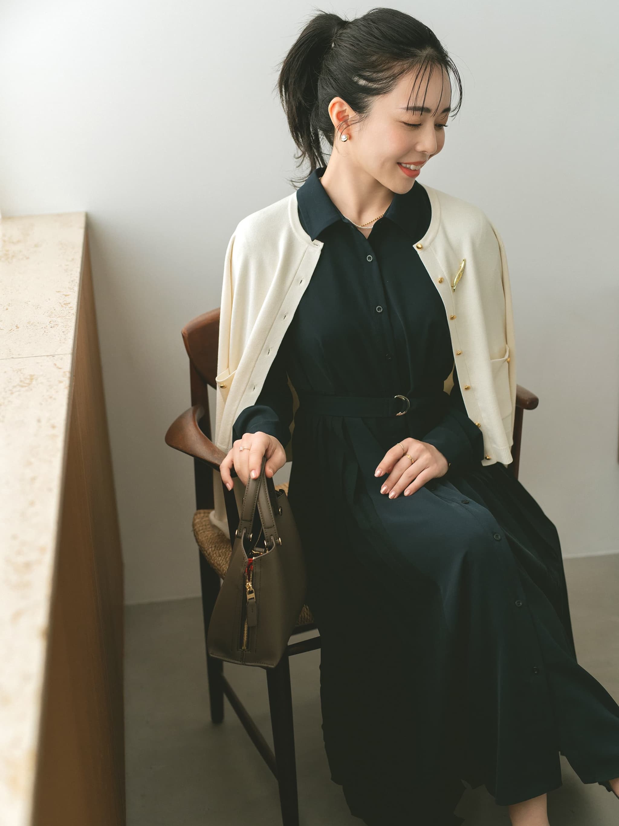 ミックスレイヤードネックレス | 小柄・低身長女性向けファッション