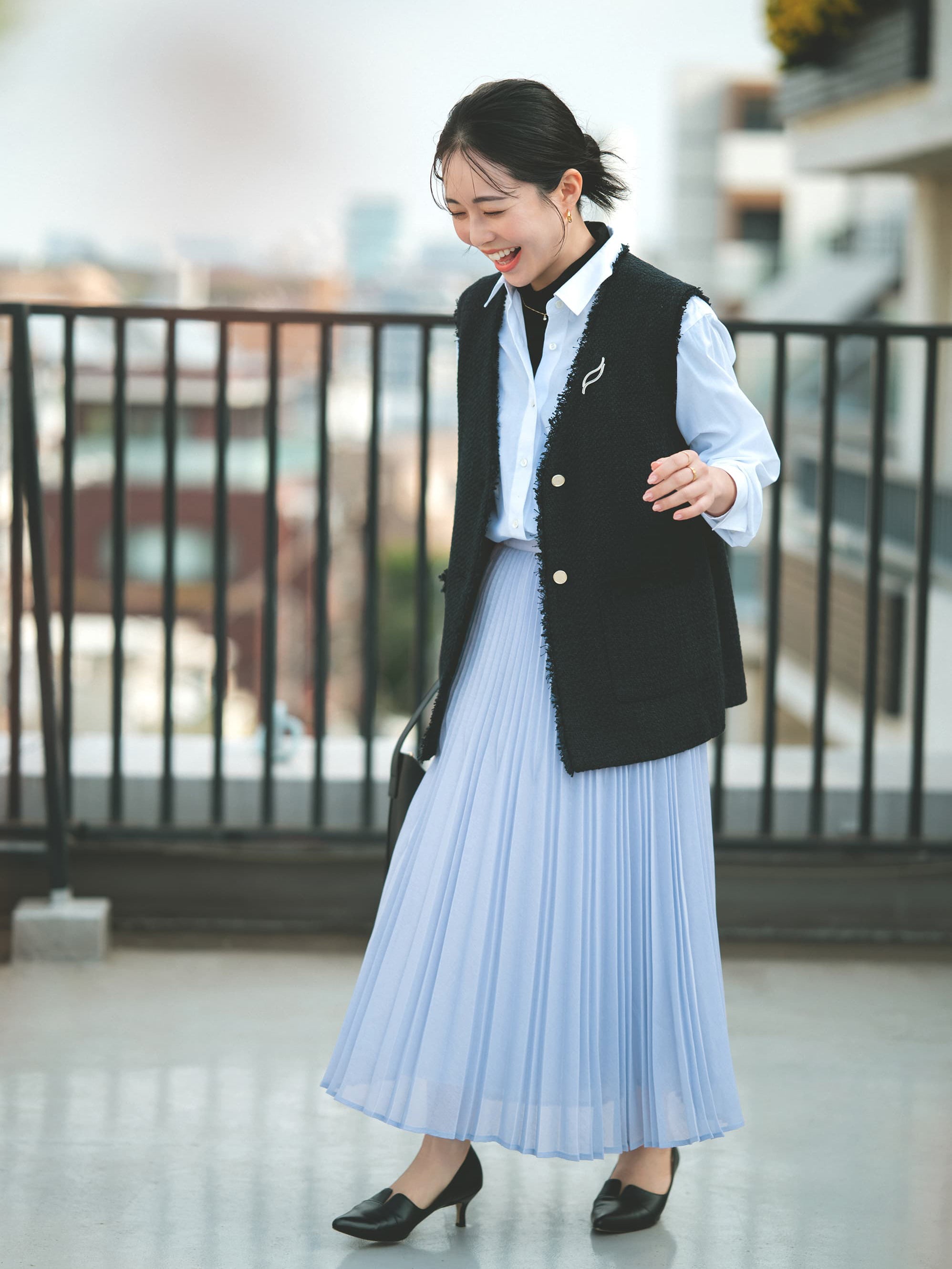 ミックスツイードジレ | 小柄・低身長女性向けファッション通販