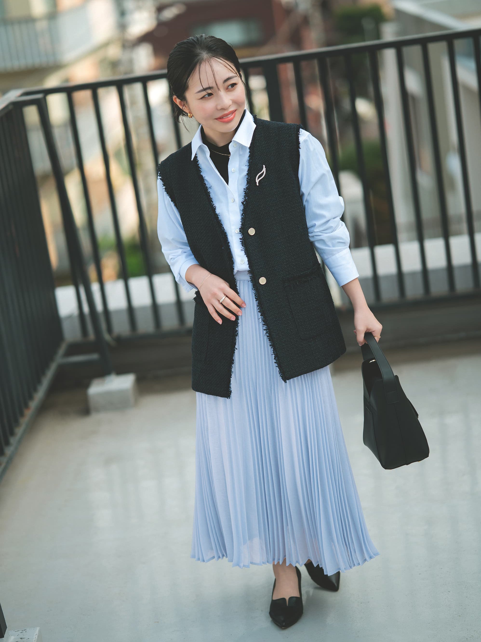 ミックスツイードジレ | 小柄・低身長女性向けファッション通販 ミックスツイードジレ | 小柄・低身長女性向けファッション通販