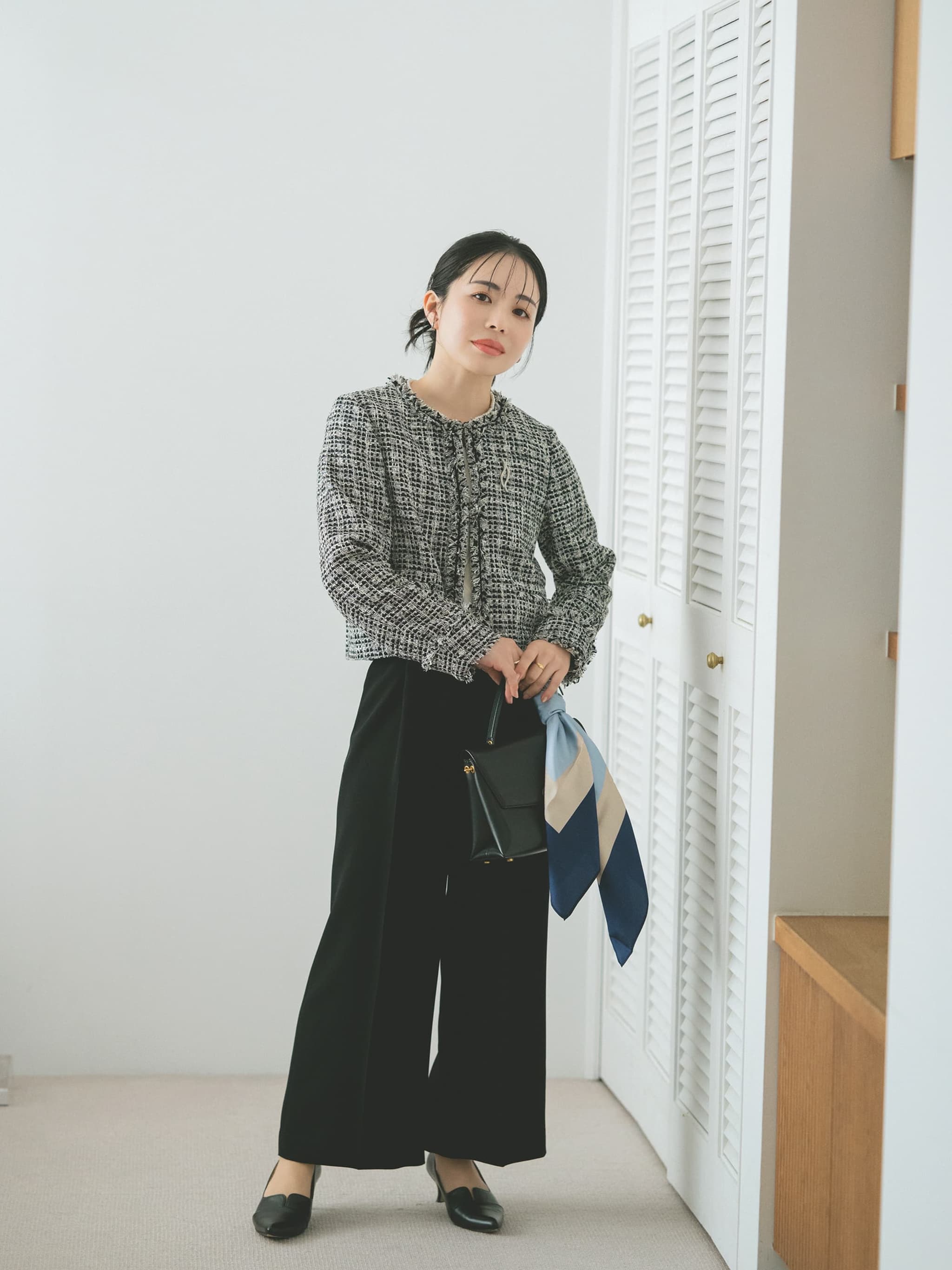 ミックスツイードジャケット | 小柄・低身長女性向けファッション通販