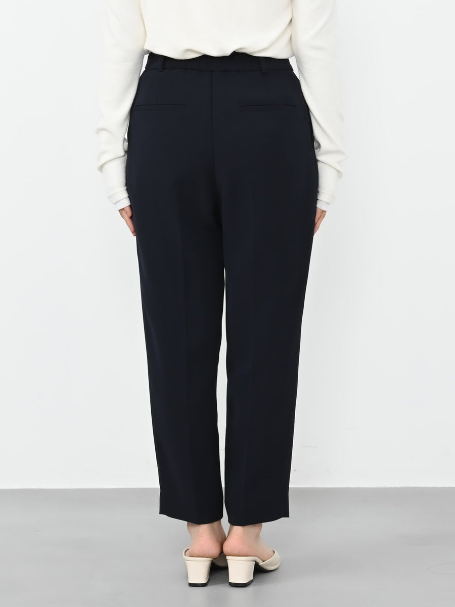 トリアセジョーゼットテーパードパンツ-short & regular　[通常]