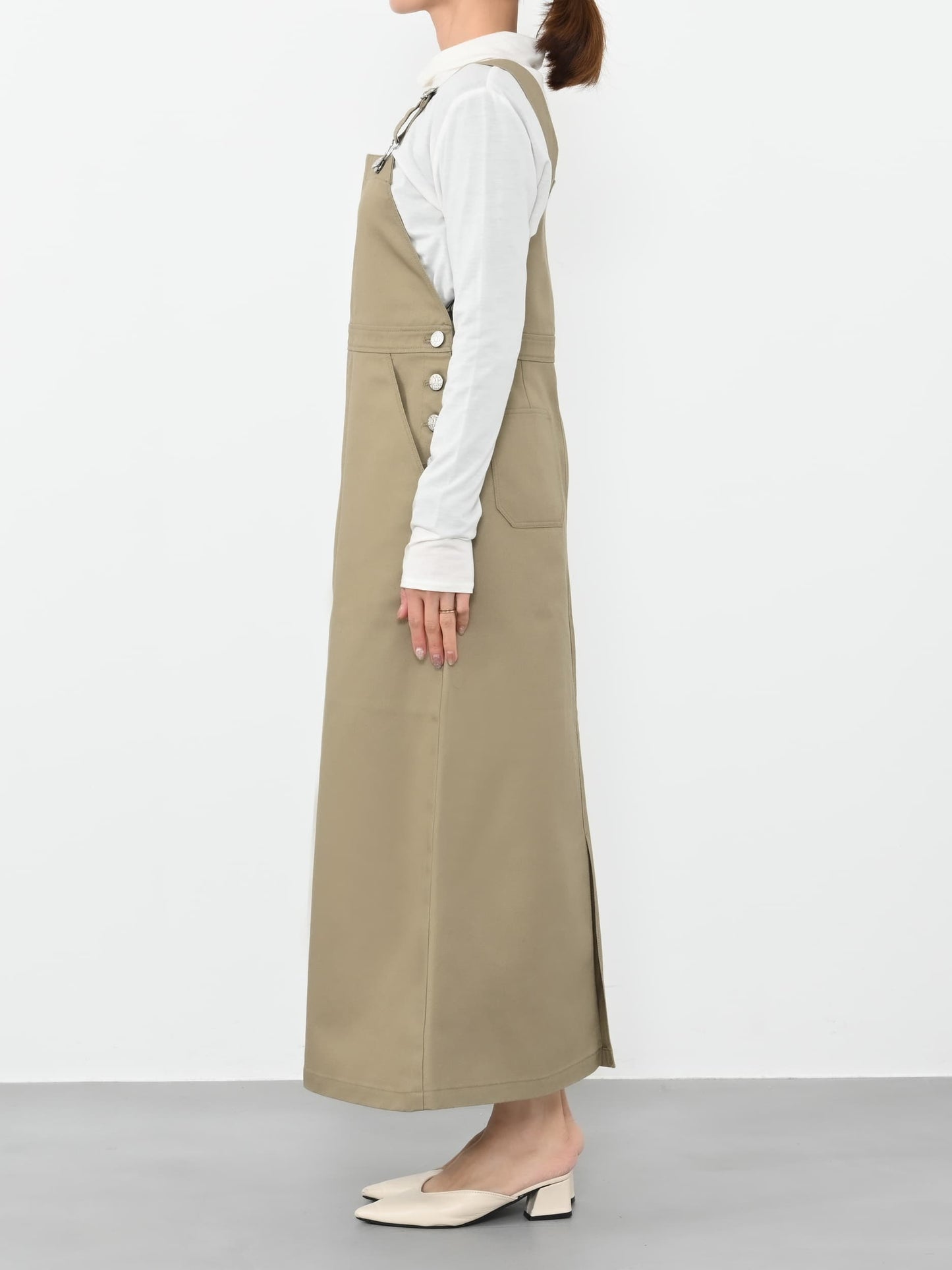 【Dickies®×COHINA】ジャンパースカート-short & regular　[通常]