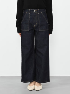 ※こちらが実物のカラーに一番お色味が近くなっております。（インディゴ）<br>143cm | B:73 W:60 H:81 股下:65  | short-XS着用(ヒールの高さ: 3.5cm) 