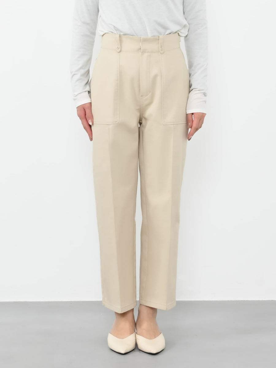 ※こちらが実物のカラーに一番お色味が近くなっております。（ライトベージュ）<br> 152cm | B:75 W:59 H:82 股下:70  | regular-XS着用(ヒールの高さ:3.5cm)