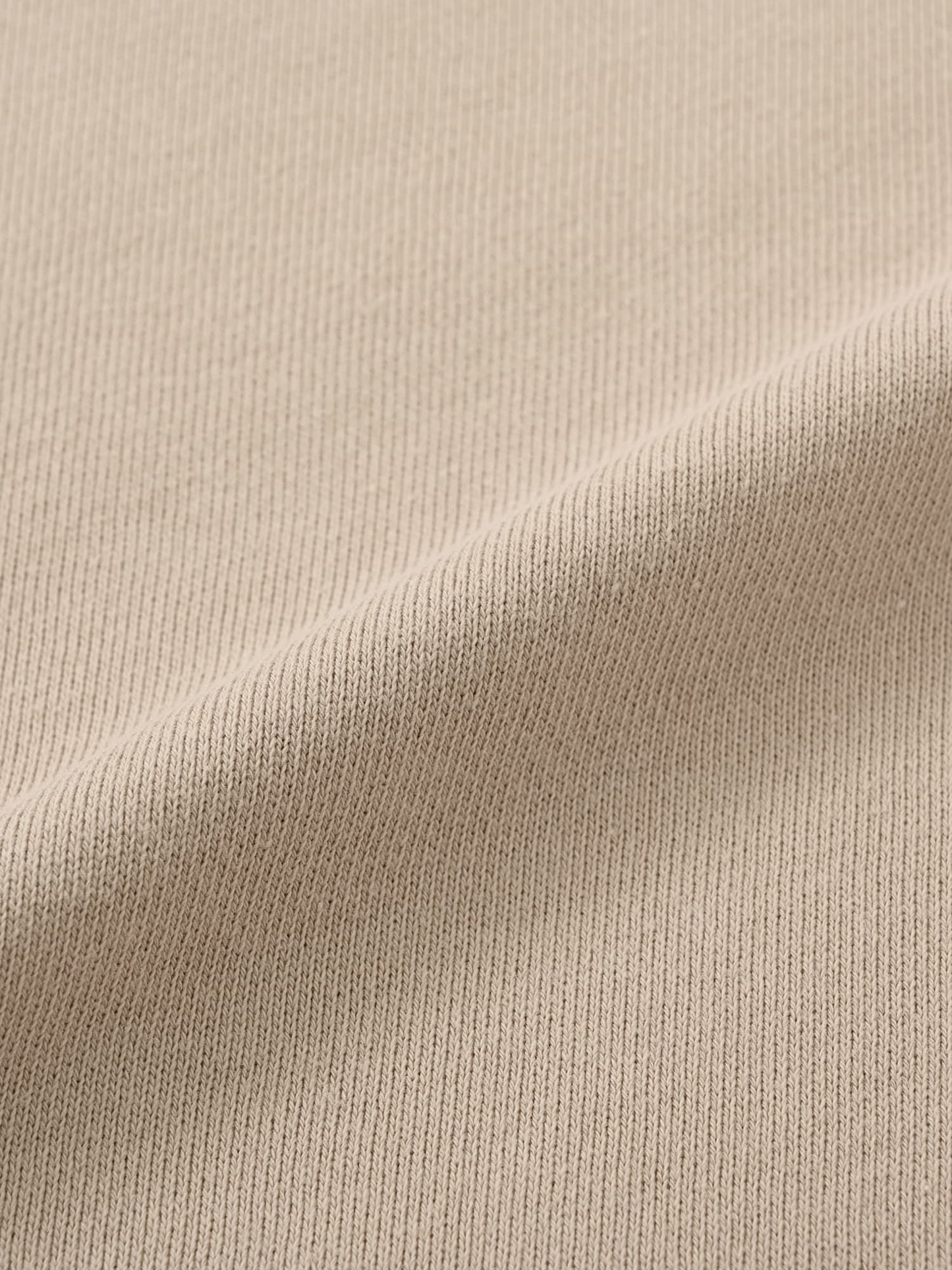 裏毛スキッパーネックトップス　[通常]