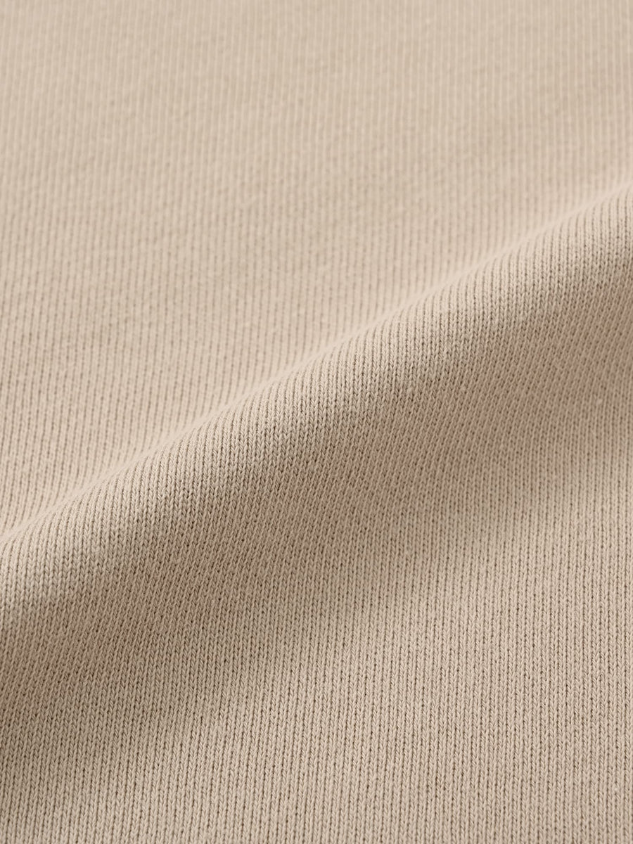 裏毛スキッパーネックトップス　[通常]