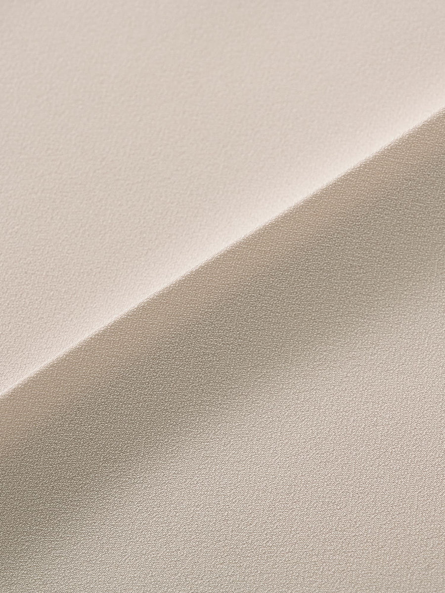 トリアセジョーゼットテーパードパンツ-short & regular　[通常]