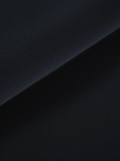 トリアセジョーゼットストレートパンツ-short & regular　[通常]